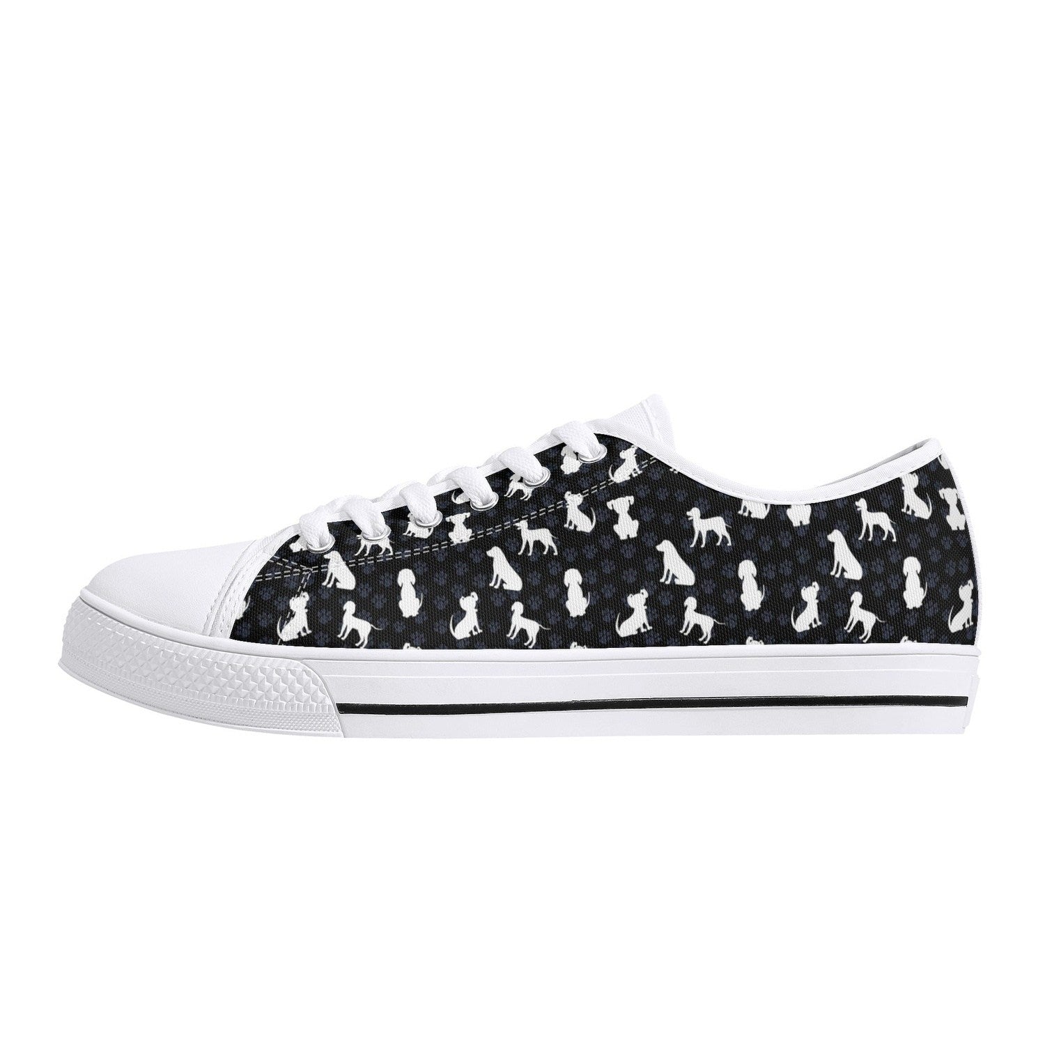 Puppies Womens Low Top Canvas Shoes