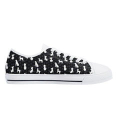 Puppies Womens Low Top Canvas Shoes