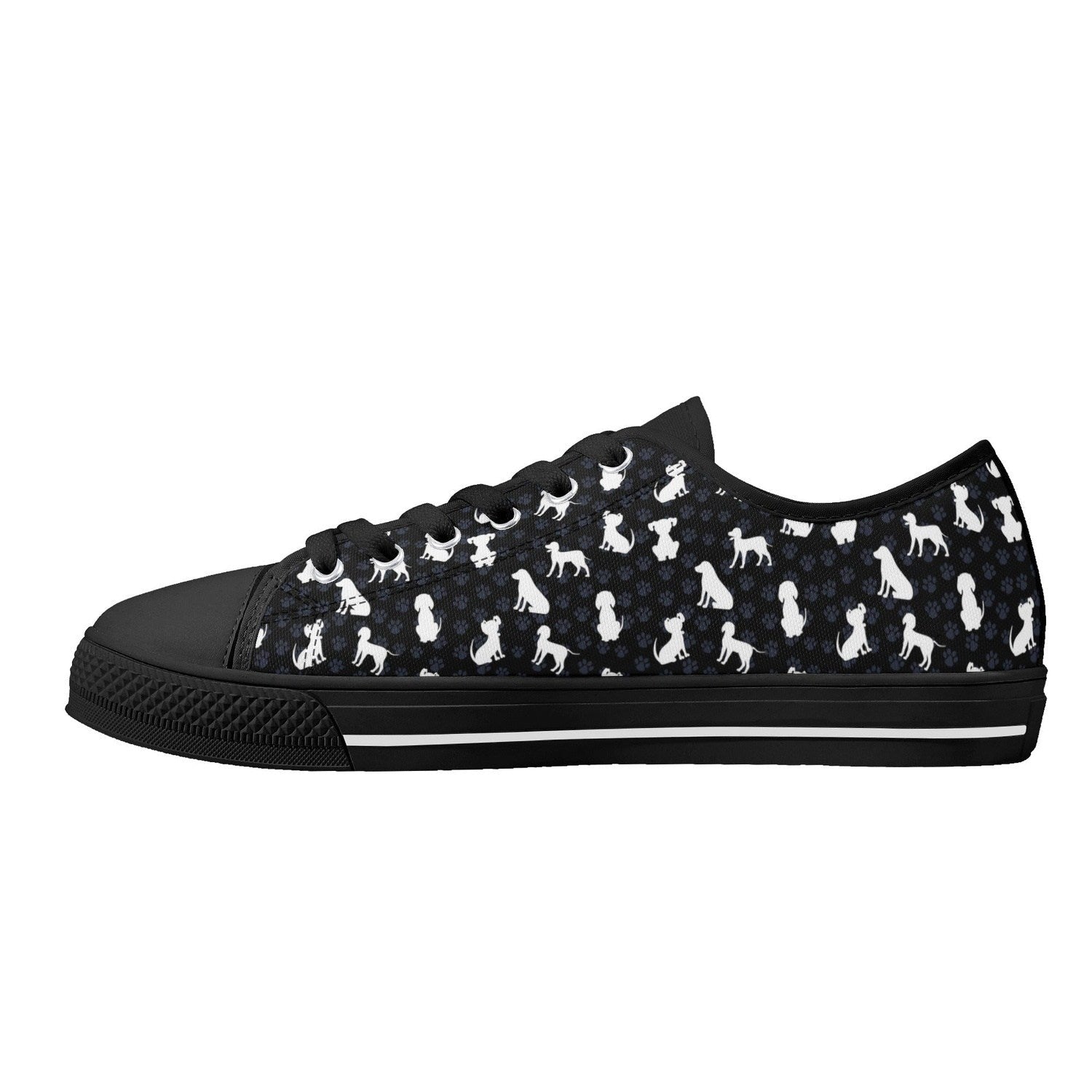 Puppies Womens Low Top Canvas Shoes