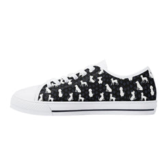 Puppy Love Womens Low Top Canvas Shoes