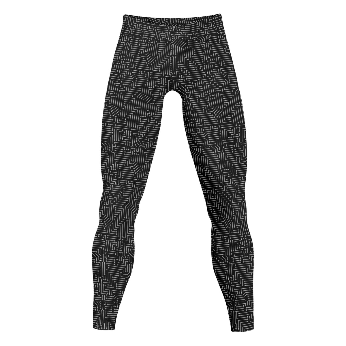 Circuit Board Mens Sports Leggings & Running Tights