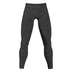 Circuit Board Mens Sports Leggings & Running Tights