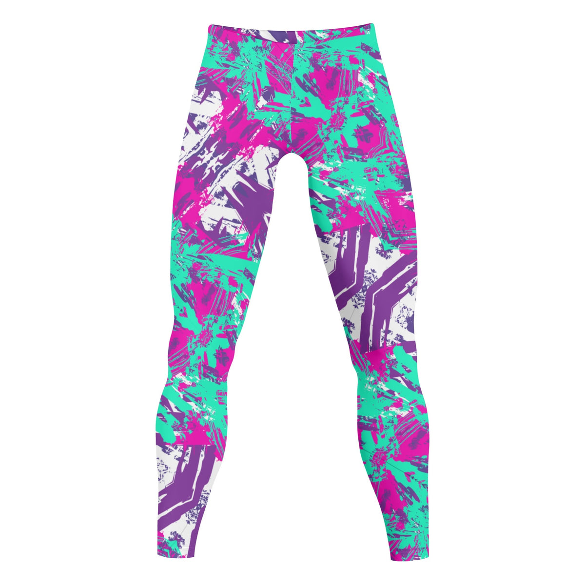 Paint Swish Mens Sports Leggings & Running Tights