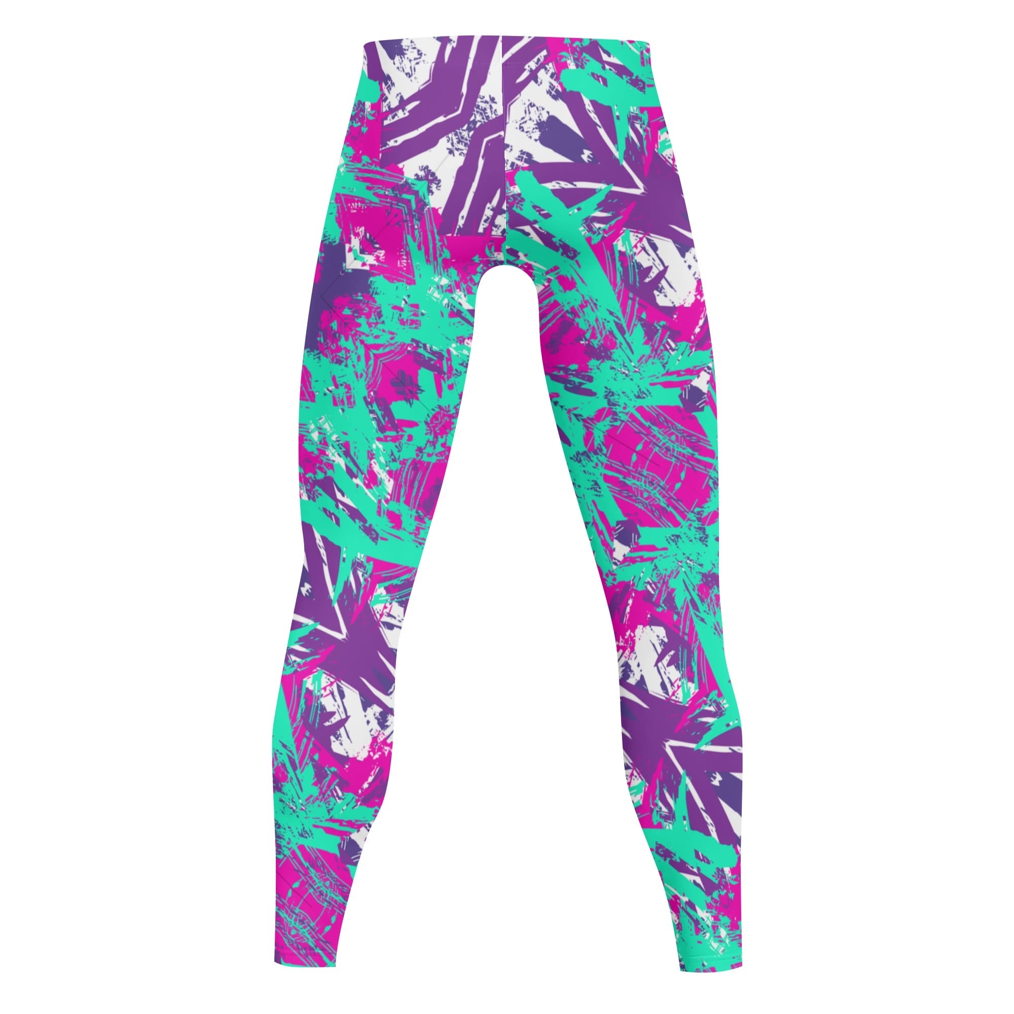 Paint Swish Mens Sports Leggings & Running Tights