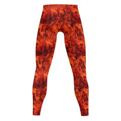 Flames Men's Sports Leggings & Running Tights