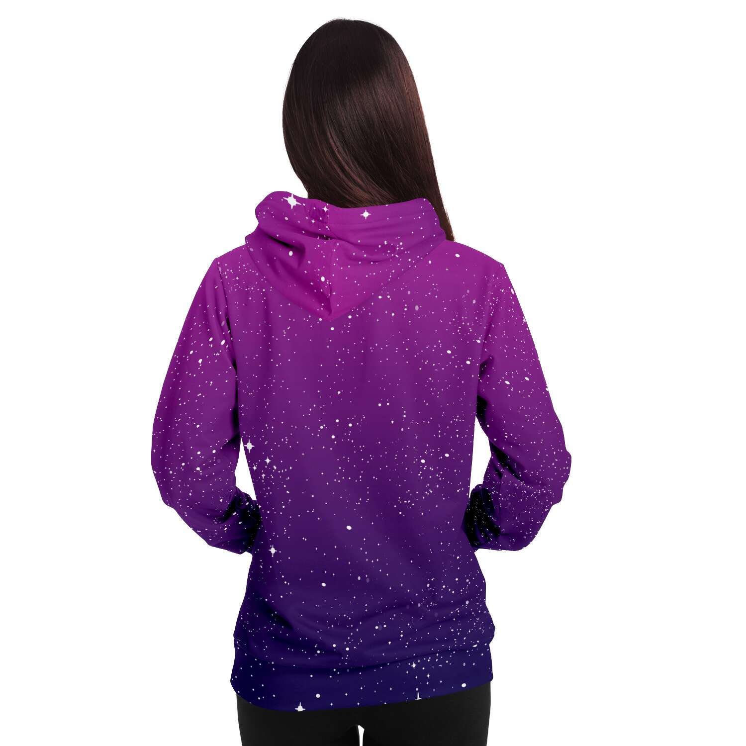 Ombre Pink Purple Unisex Pullover Hoodie - Made in the USA