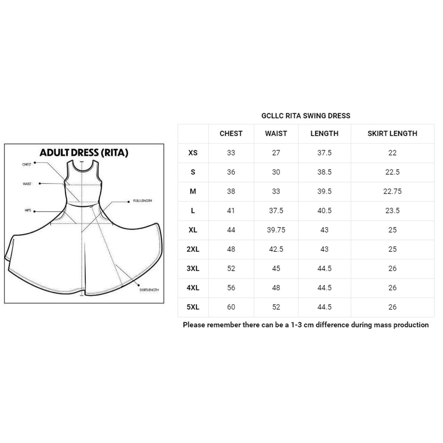 RITA SWING DRESS RUN-SOLID BLACK