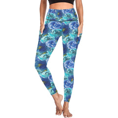 All Over Print Leggings with Pockets L56