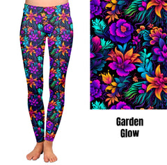 Garden Glow Leggings with Pocket Full Length