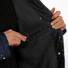 bk Outer Space Ombre Zipper Cloak - AOP copy