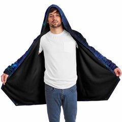 Galaxy Cloak with Fleece Lining and Pockets - Black or White Fleece