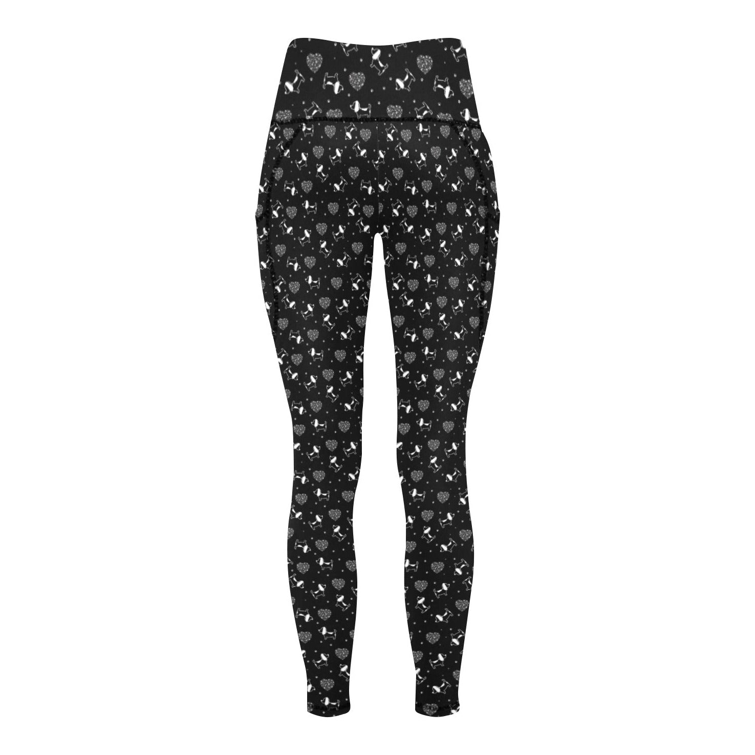 All Over Print Leggings with Pockets L56