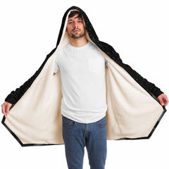 Night Sky Fog Microfleece Cloak - AOP