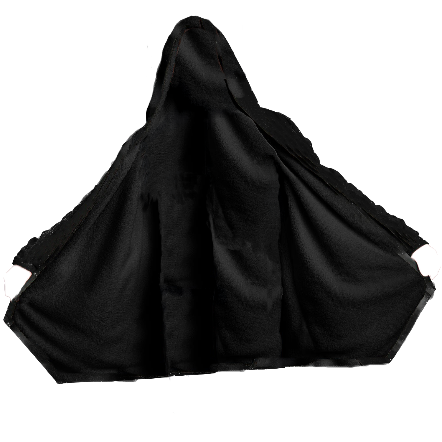 Autumn Pumpkin Microfleece Cloak - Black or White Fleece