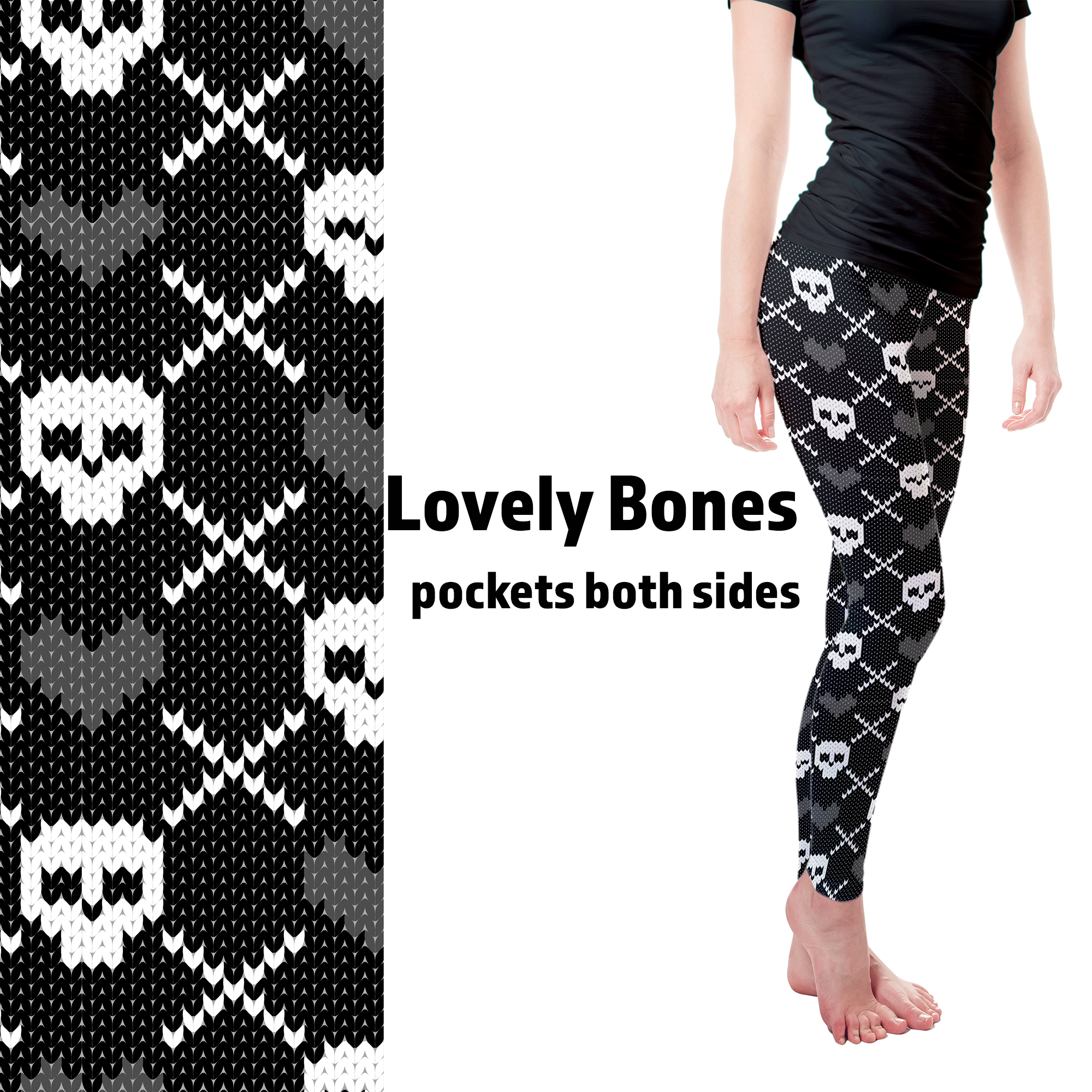 Lovely Bones Leggings with Pockets