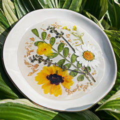 Large Wildflower Jewelry Dish