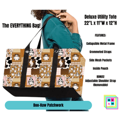 Boohaw Patchwork Collapsible Tote