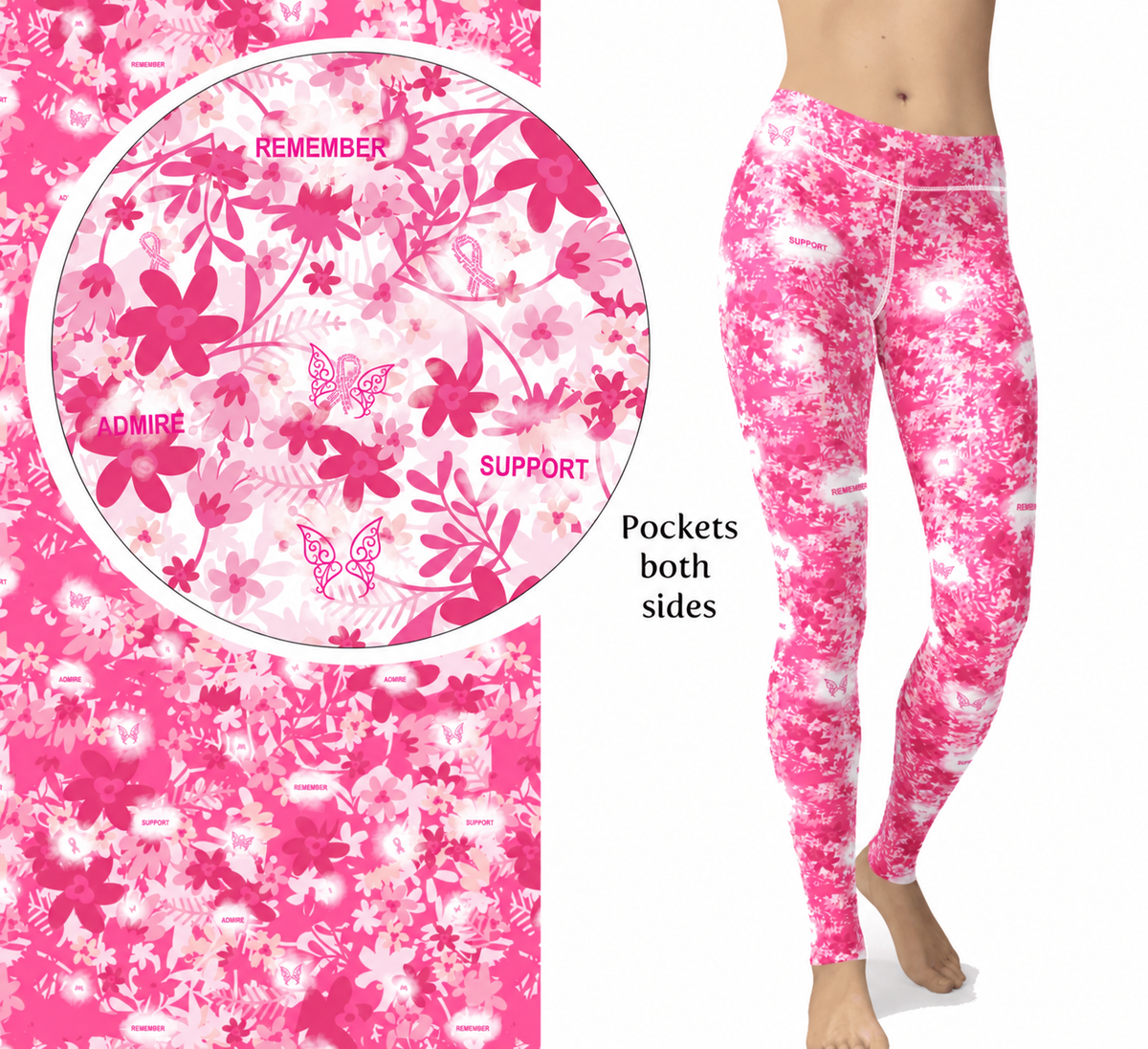 N'oubliez pas les leggings de sensibilisation au cancer du sein