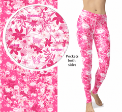 N'oubliez pas les leggings de sensibilisation au cancer du sein