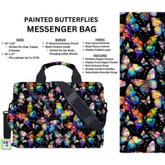 Painted Butterflies Messenger Bag
