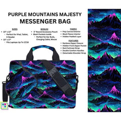 Purple Mountains Majesty Messenger Bag