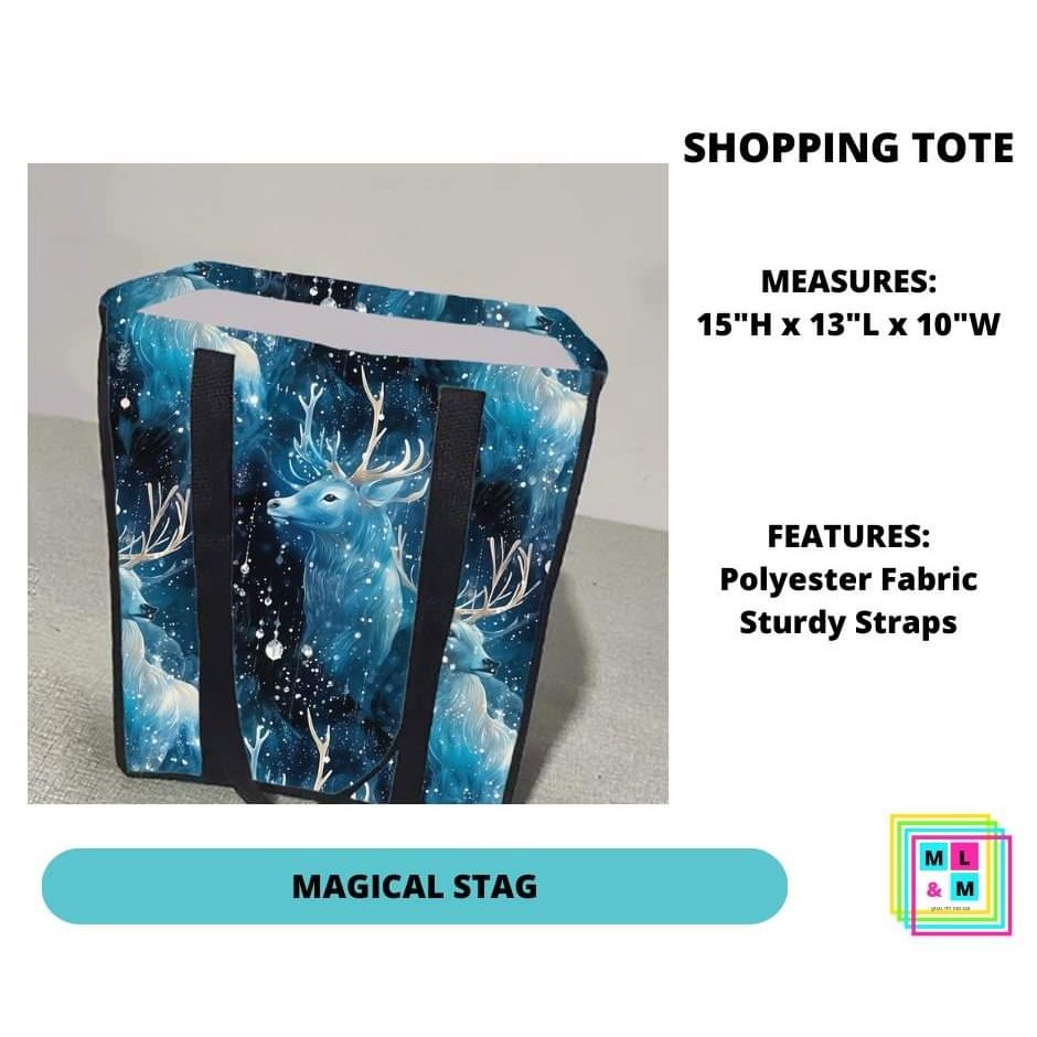 Magical Stag Shopping Tote