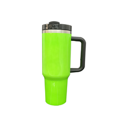 Neon Colors 40oz Tumbler with Handle Insulated Travel Mug for Hot and Cold Drinks