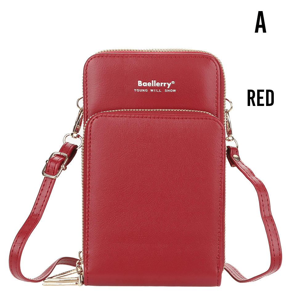 Touchscreen phone crossbody purse in Multi Colors
