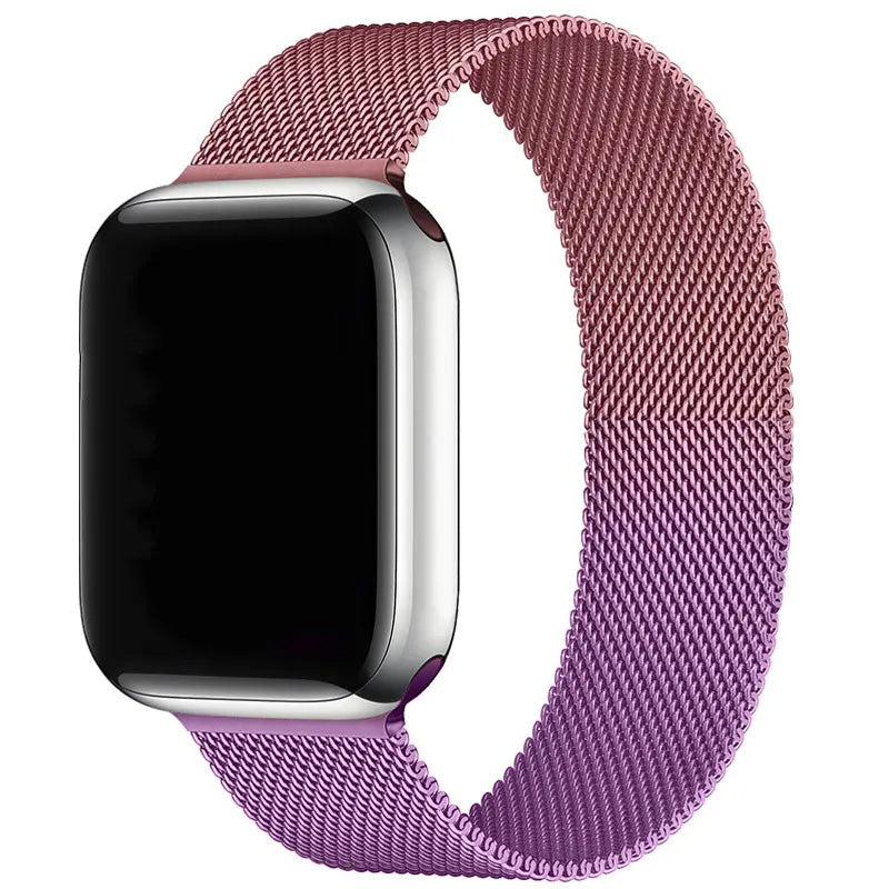 Watch Bands - Milanese Stainless Steel Magnetic Strap -Apple Compatible