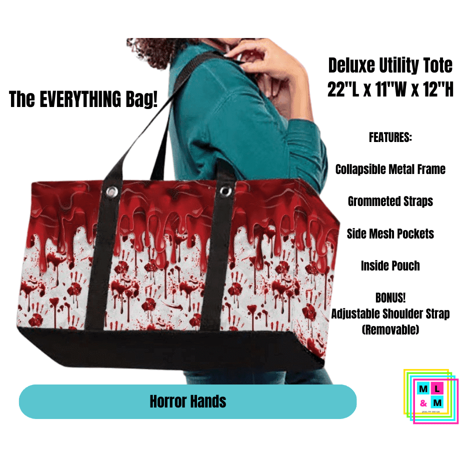 Horror Hands Collapsible Tote