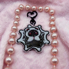 Creepy Cute 2.5” Sparkly Glitter Epoxy Oddity Keychain