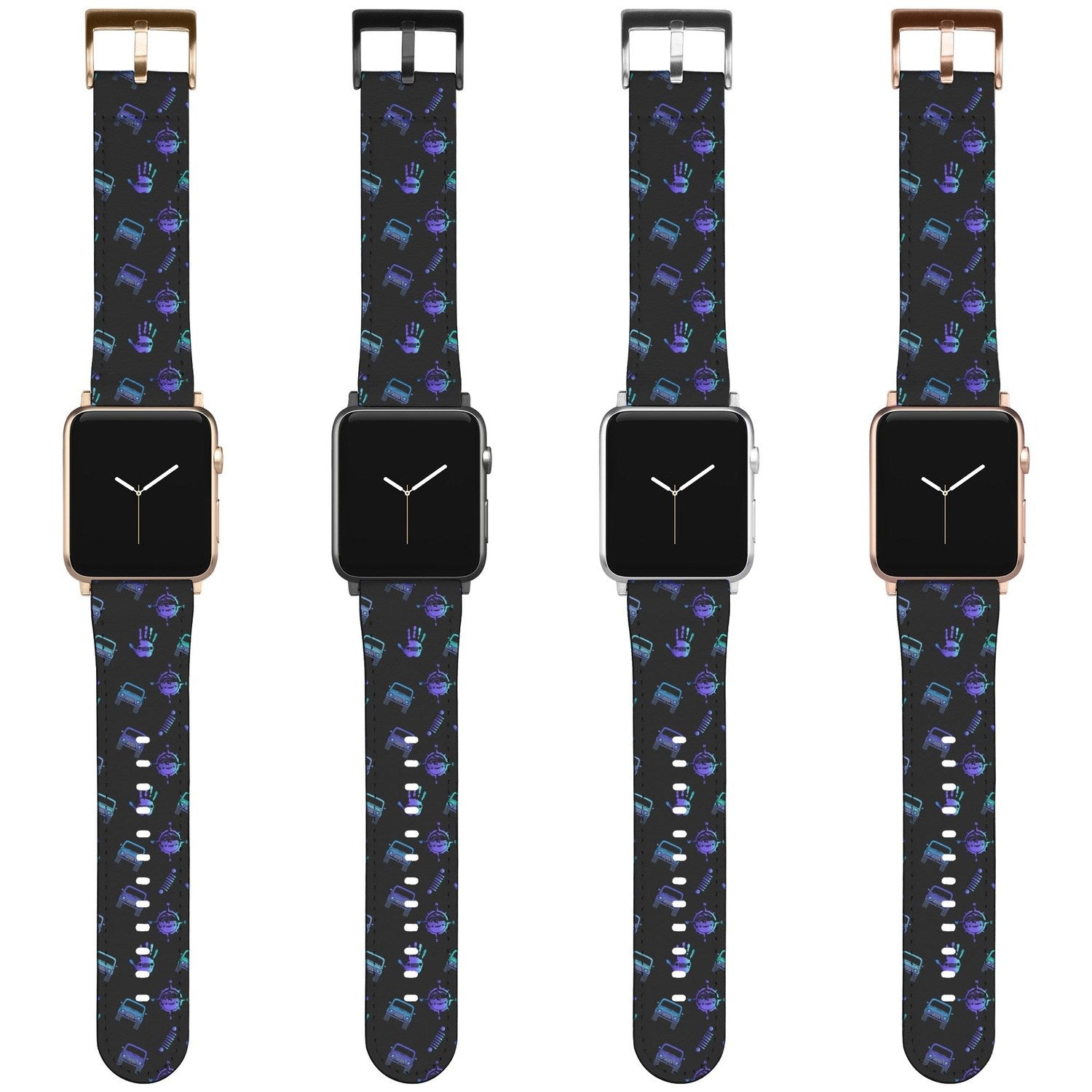 Offroad Blues Apple compatible watch band