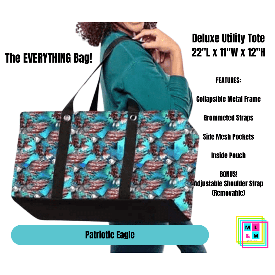 Patriotic Eagle Collapsible Tote
