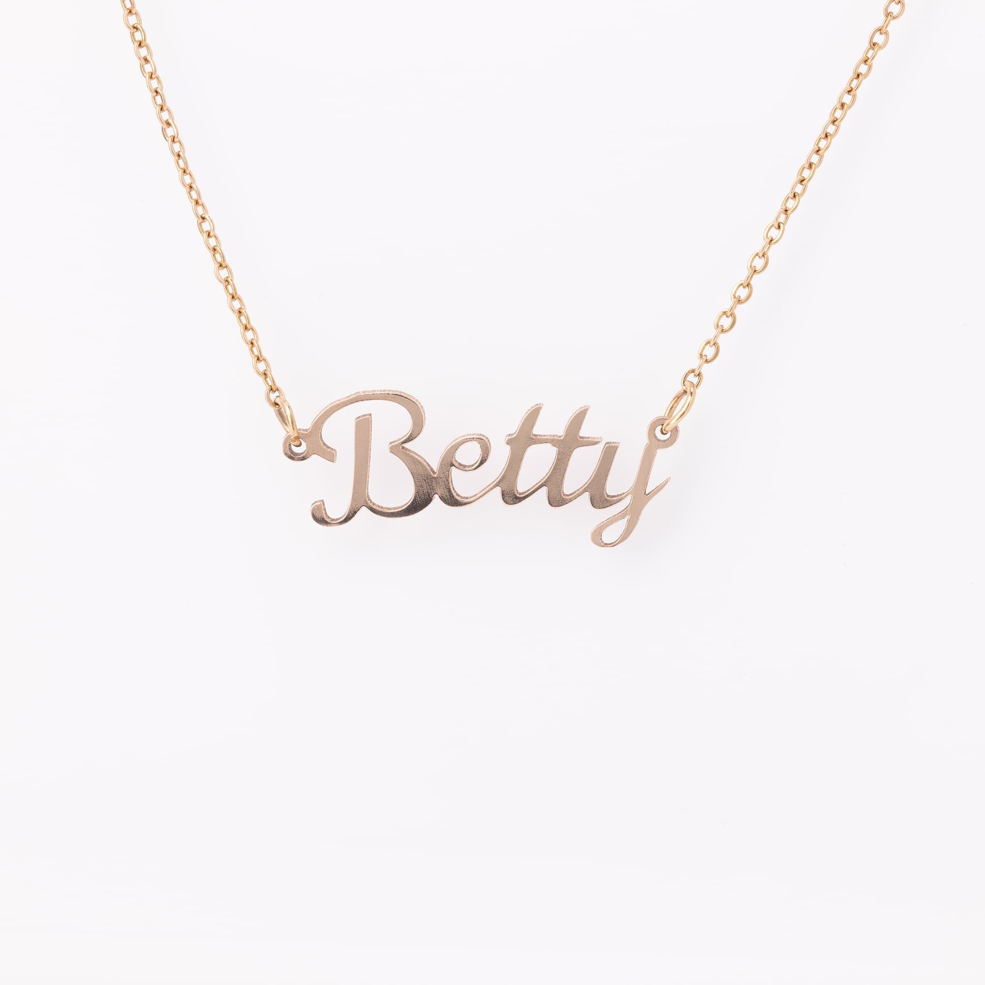 Personalized Name Necklace in Stainless Steel Gold, Rose Gold, Silver