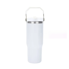 Tumbler with Flip up Straw 30 oz