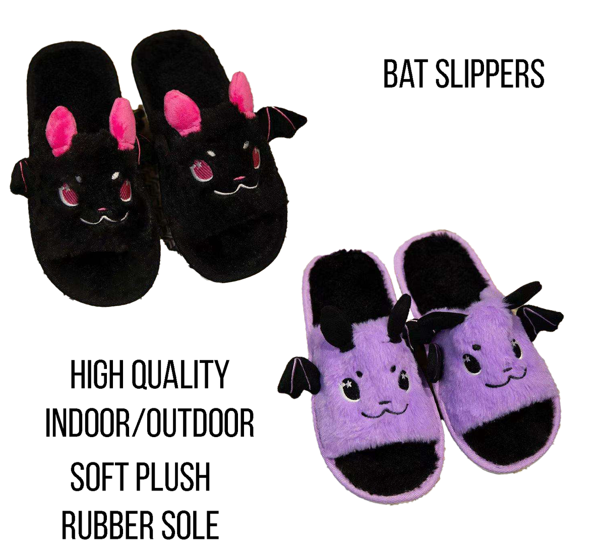 New Bat Slippers More Cushion More Fluff!