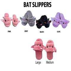 Bat Slippers Men, Women, Children