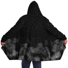 Night Sky Fog Microfleece Cloak - AOP