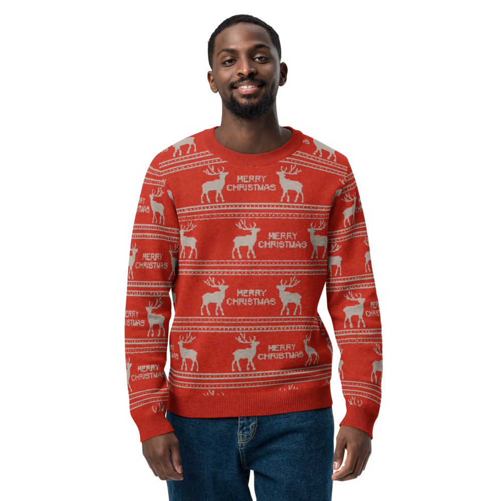 Ugly Sweater Knitted crew neck sweater