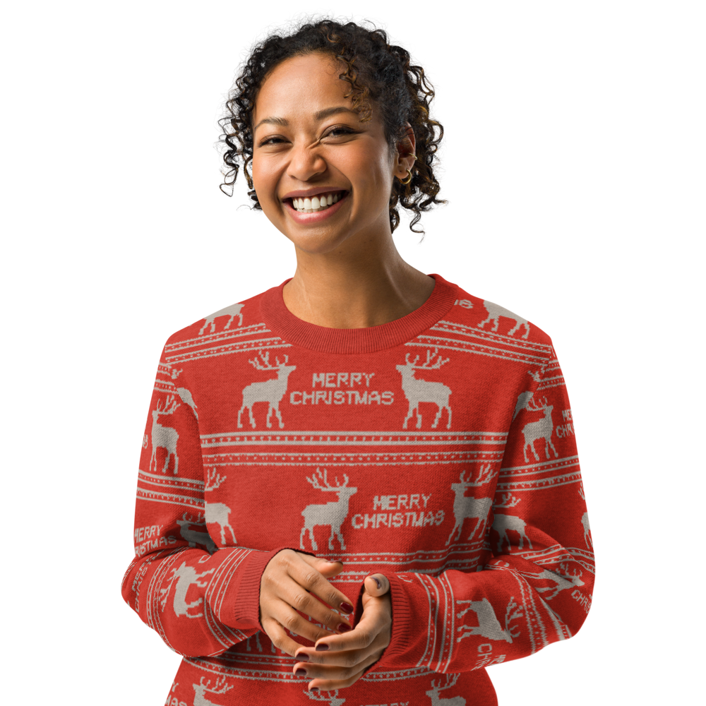 Ugly Sweater Knitted crew neck sweater