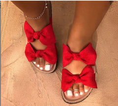 Bow Flat Women's Beach Sandals and Slippers