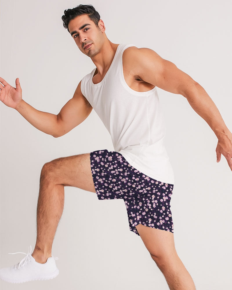 pi Men's All-Over Print Jogger Shorts