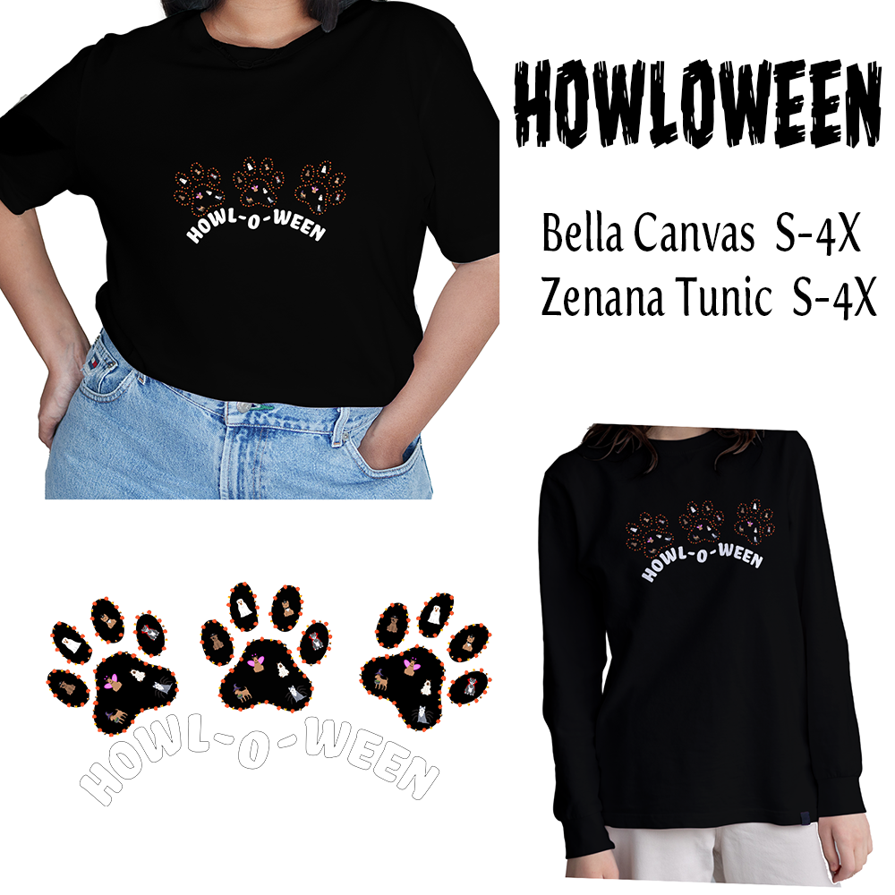 Glow in the Dark Howloween T-shirt or Tunic