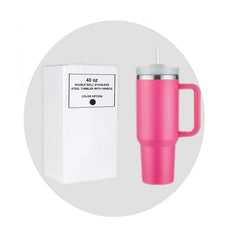 Hot Pink 40oz Tumbler  Cup Holder Friendly
