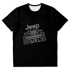 Rhinestone Offroad Jeeper Girl Shirt Crew Neck, V Neck, Tank Top