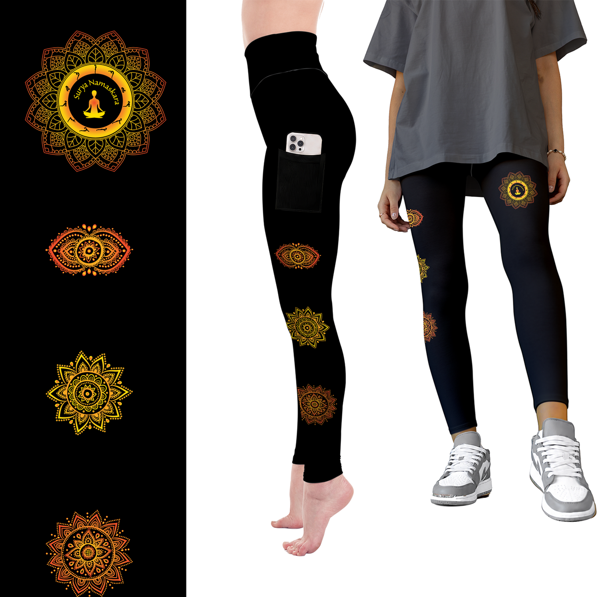 Legging Citation Fleur de Cerisier