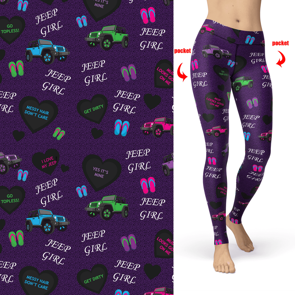 Jeep girl leggings deals