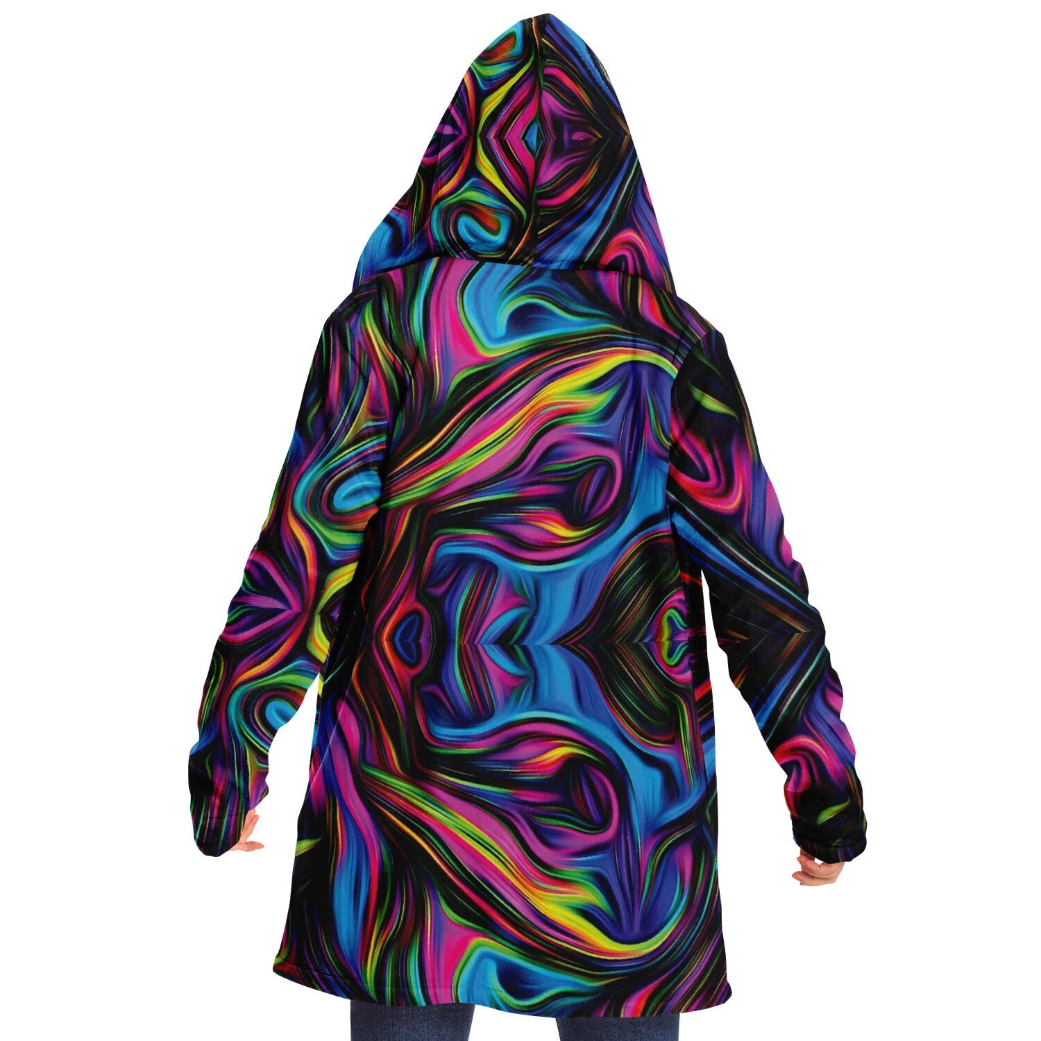 Bright Marble Color Wave Cloak - Custom