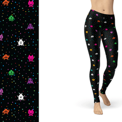 Little Monsters with Colorful Polka Dot Leggings