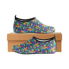 Rainbow Rose Women's Barefoot Aqua Shoes
